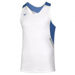 Mizuno Canotta Premium JPN Singlet Uomo Bianco/Royal